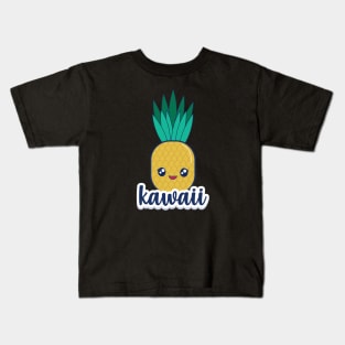 Cute Kawaii Fruit Pineapple Kids T-Shirt